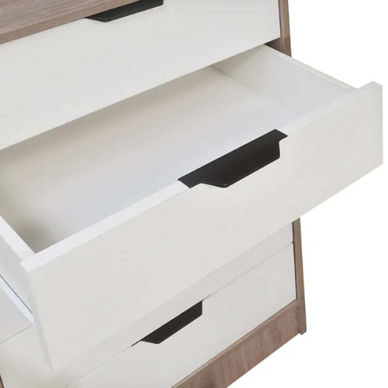 Cómoda cover 5 cajones Roble Santana