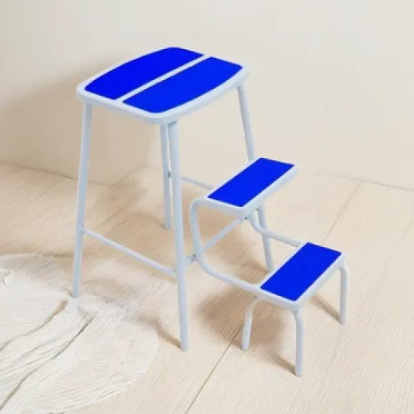 Piso Escala Titán Azul Blanco