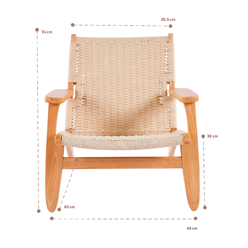 Butaca Danesa Wegner