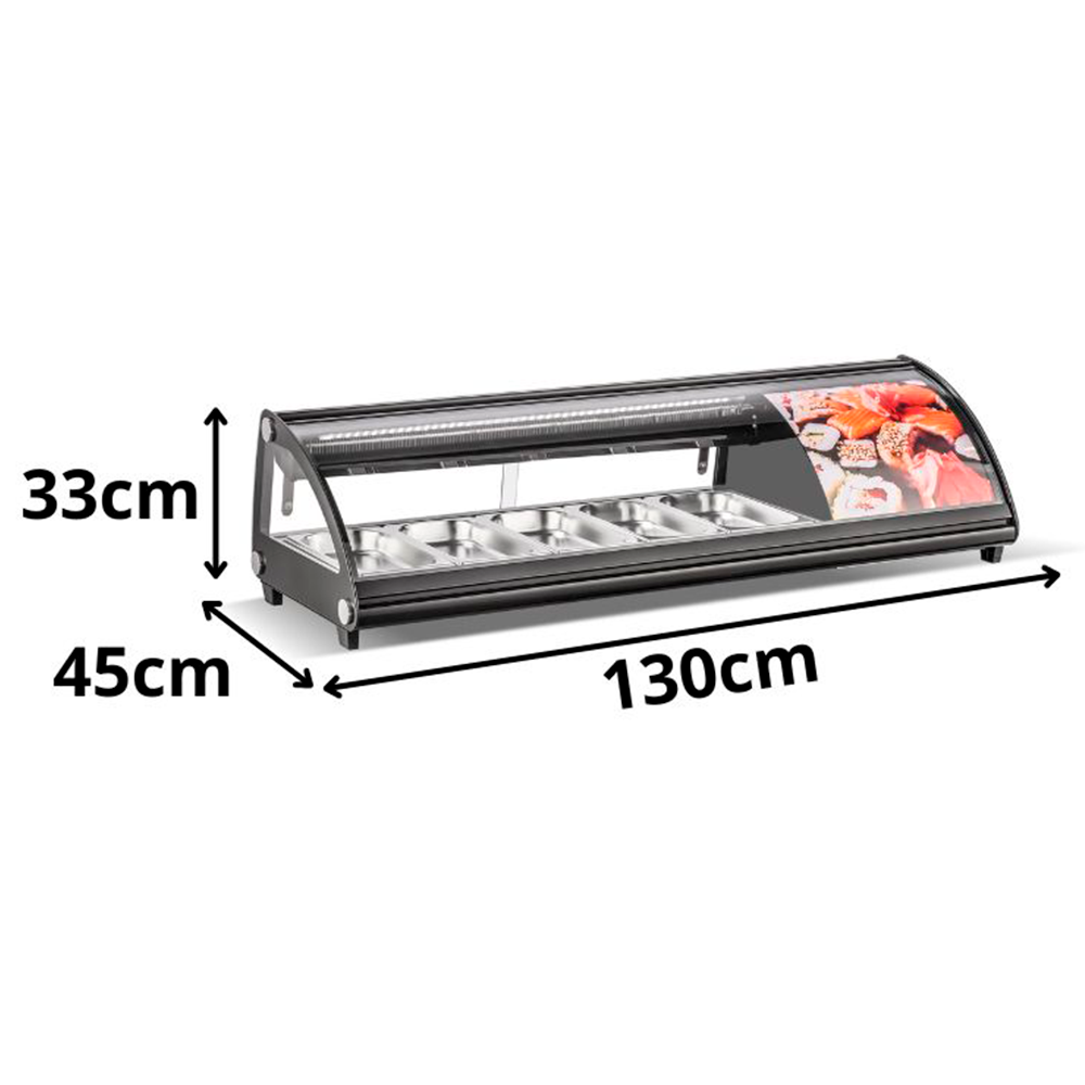 Vitrina Sobremesa Sushi 1300 cm