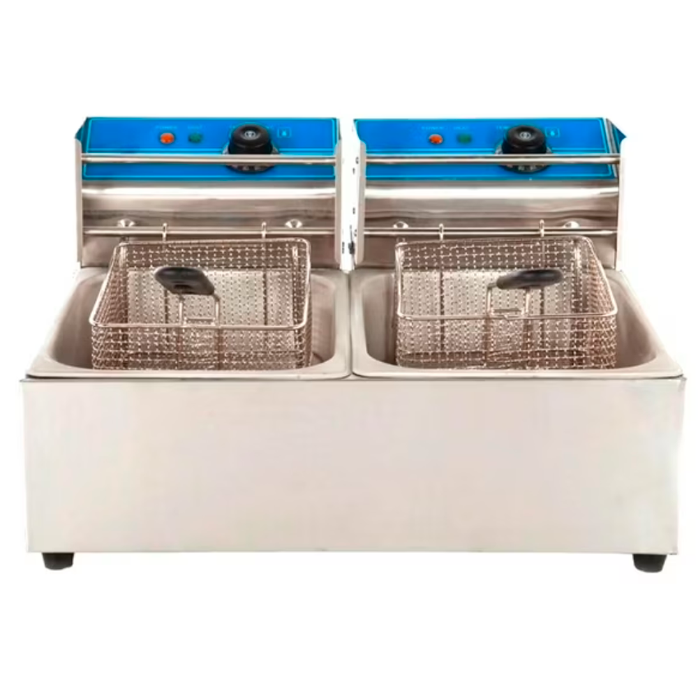 Freidora Eléctrica 2 deposito 12 Litros