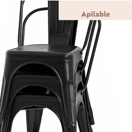 Silla Tolix Réplica - Relámpago.Shop