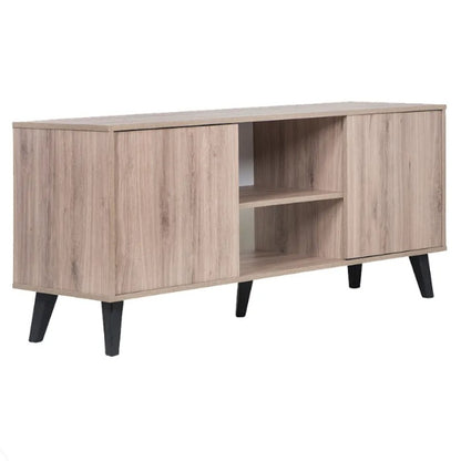 Rack Tv Atlanta Roble Santana/Negro