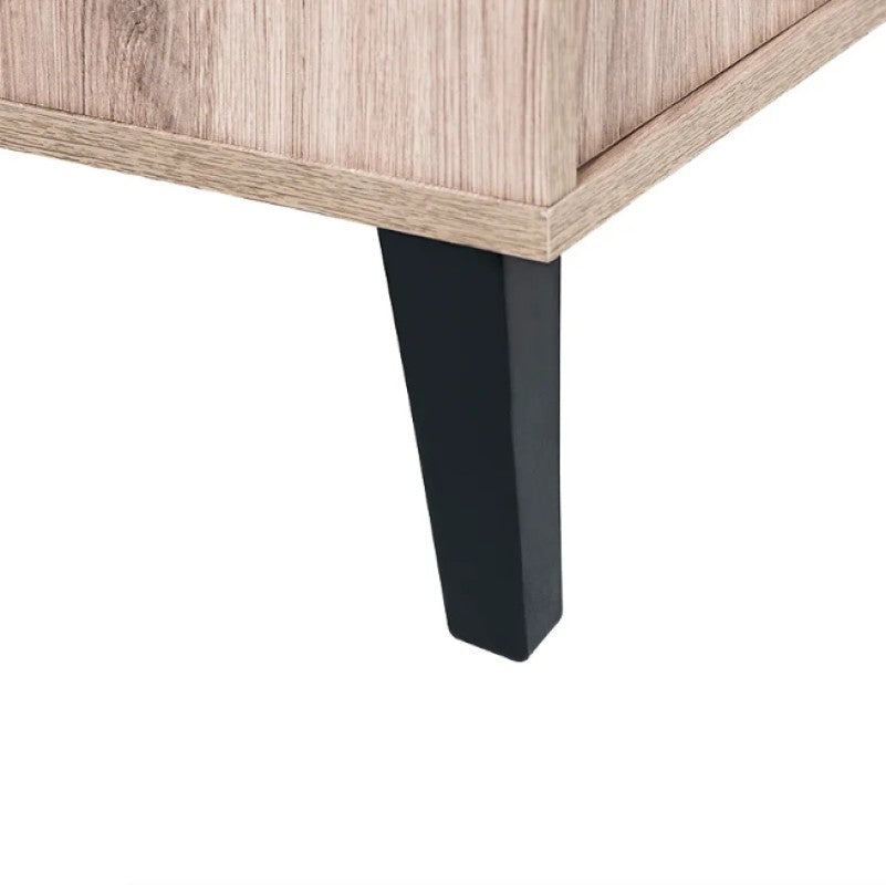 Rack Tv Atlanta Roble Santana/Negro