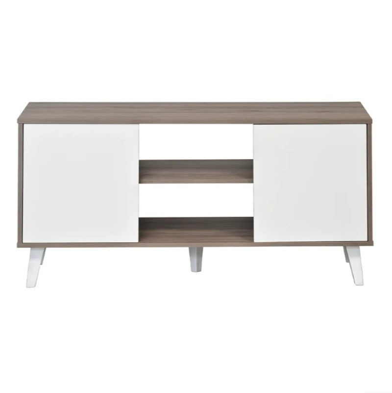 Rack Tv Atlanta Roble Santana/Blanco