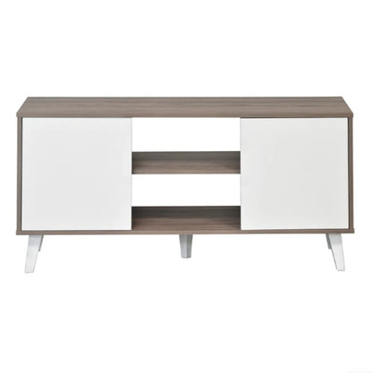 Rack Tv Atlanta Roble Santana/Blanco