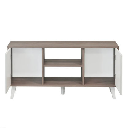 Rack Tv Atlanta Roble Santana/Blanco