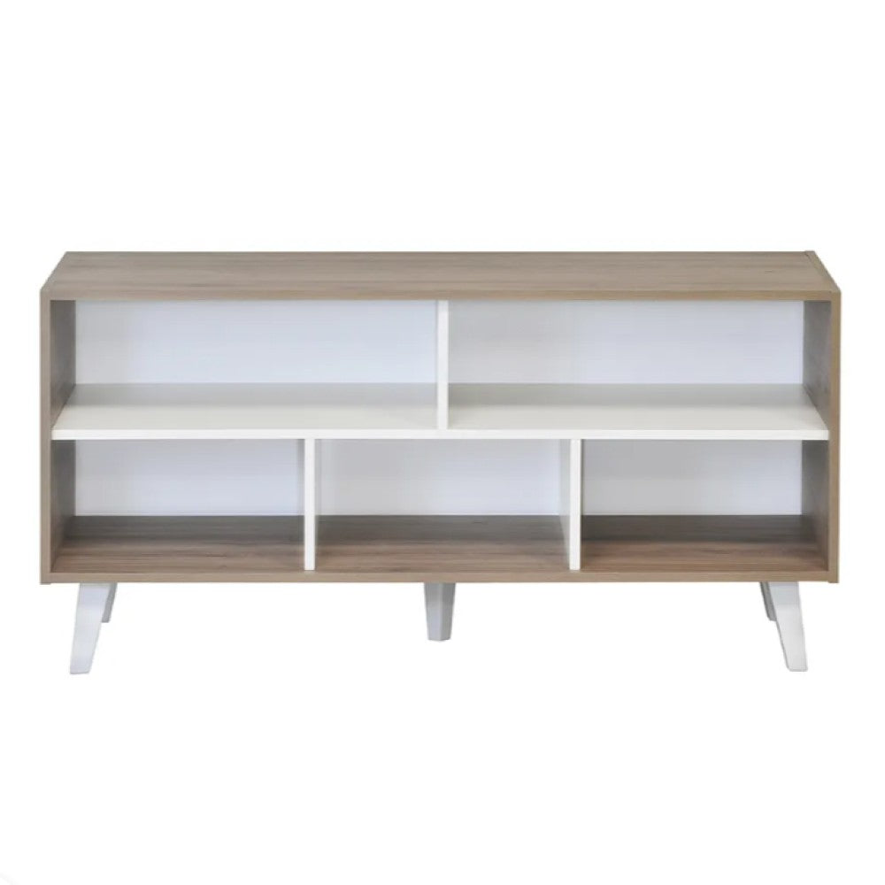 Rack Tv Luisiana Roble Santana/Blanco
