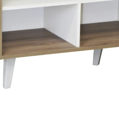 Rack Tv Luisiana Roble Santana/Blanco