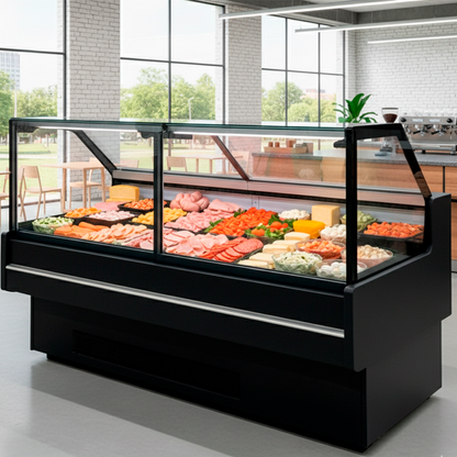 Vitrina Cúpula Alzable Recta 200cm