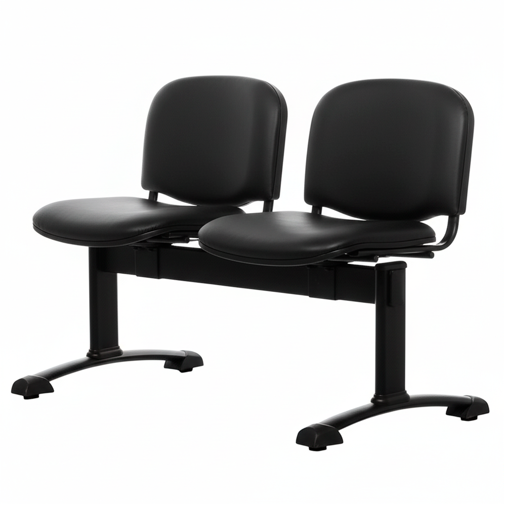 Banqueta ISO Pata Split Tapizada Negro