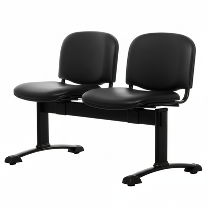 Banqueta ISO Pata Split Tapizada Negro