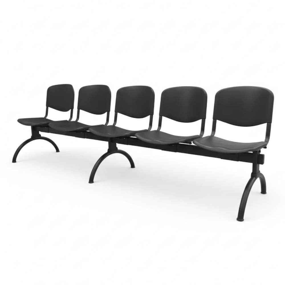 Banqueta ISO Polipropileno Pata Luna Negro