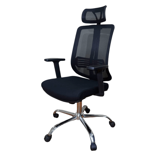 Silla Escritorio Ergoflex Base Cromada
