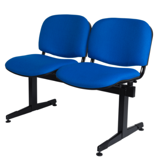 Banqueta ISO Pata Split Tapizada Azul