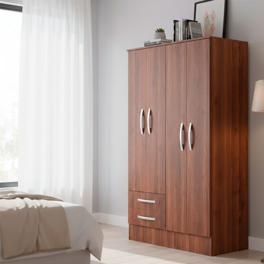 Closet 4 Puertas 2 Cajones