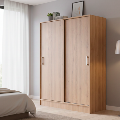 Closet 2 Puertas Corredera Roble Santana