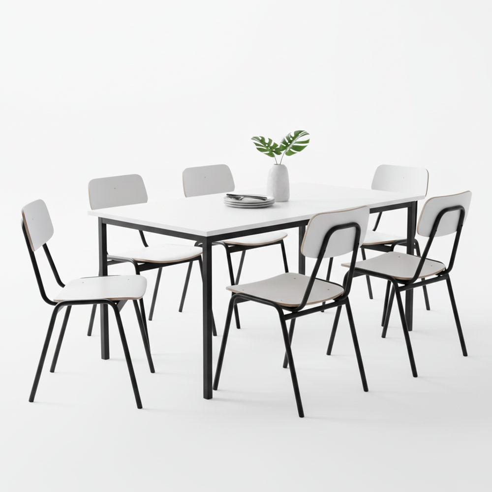 Comedor Clásico Blanco