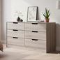Cómoda Misuri 6 Cajones Roble Santana