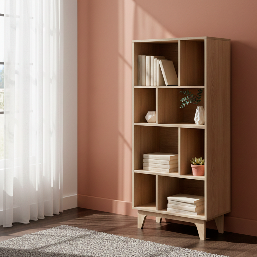 Librero Domino Carvalo