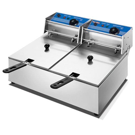 Freidora Eléctrica 2 deposito 12 Litros