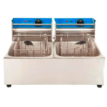 Freidora Eléctrica 2 deposito 12 Litros