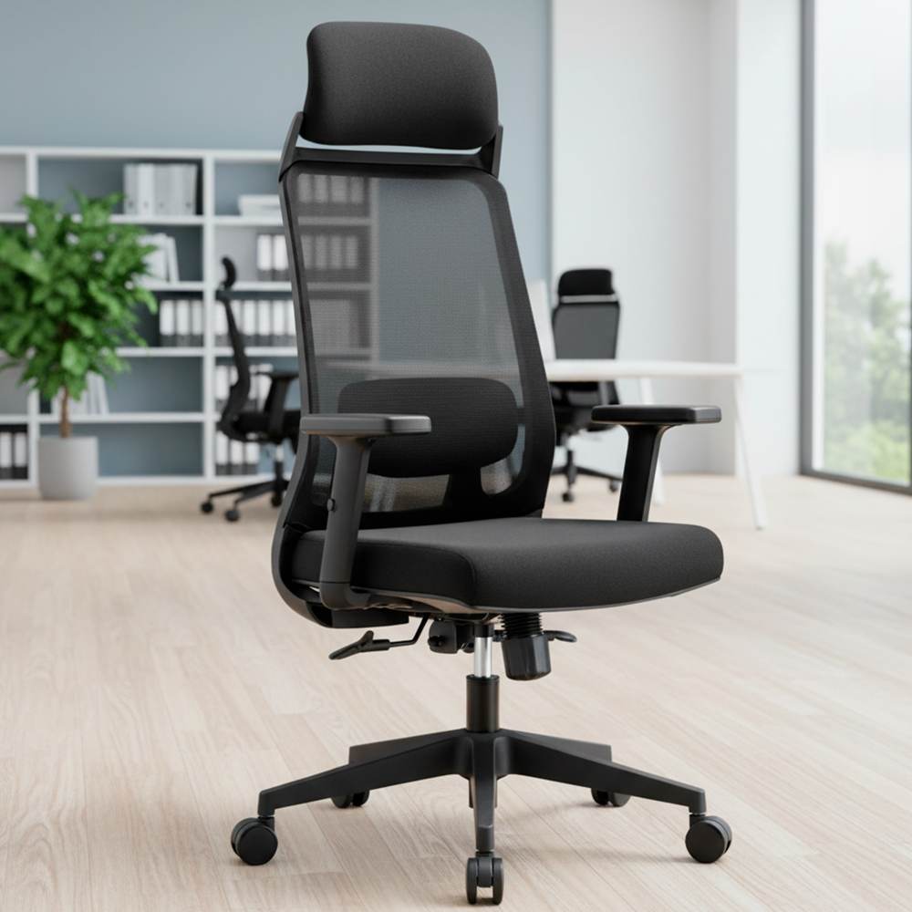 Silla Escritorio Galia con Cabecero Synchro