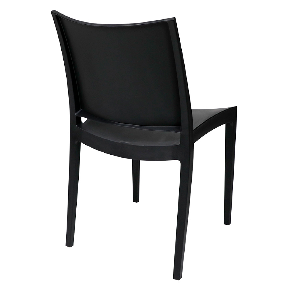 Silla de Exterior Restaurant Negra