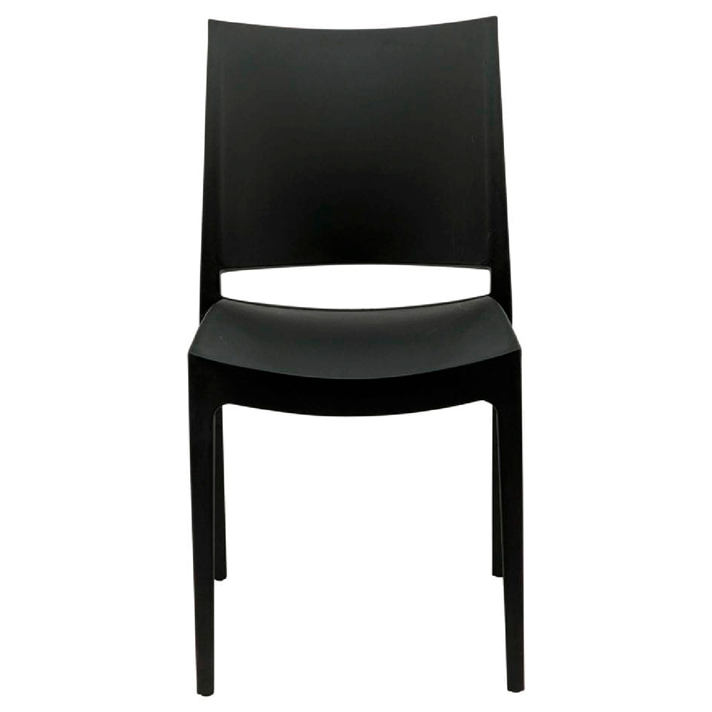 Silla de Exterior Restaurant Negra