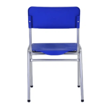Silla Apilable Escolar Polipropileno Azul - Relámpago.Shop