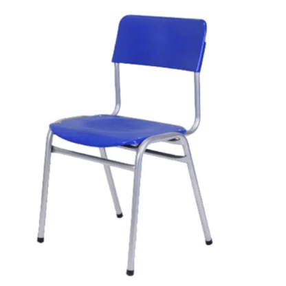 Silla Apilable Escolar Polipropileno Azul - Relámpago.Shop