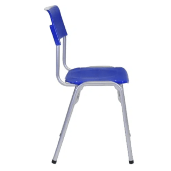 Silla Apilable Escolar Polipropileno Azul - Relámpago.Shop