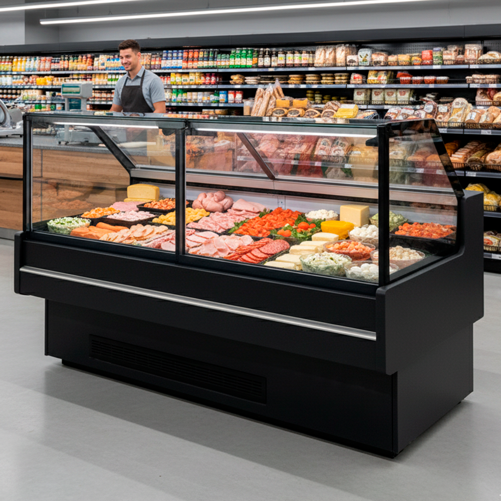 Vitrina Cúpula Alzable Recta 300cm