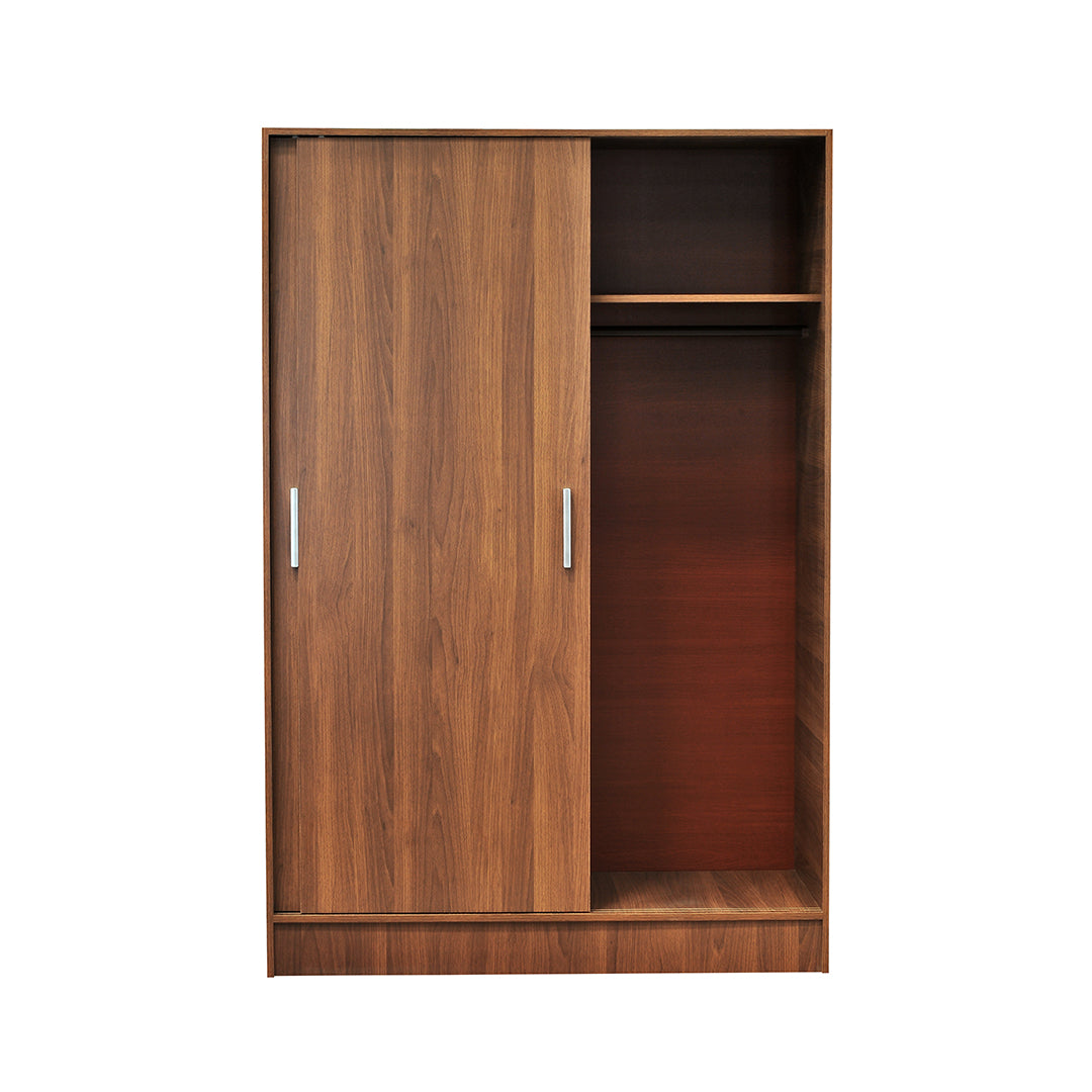 Closet 2 Puertas Corredera Nogal