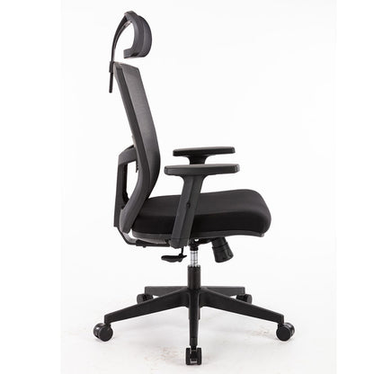 Silla Ejecutiva Con Cabecero Ajustable KHAUS - Relámpago.Shop