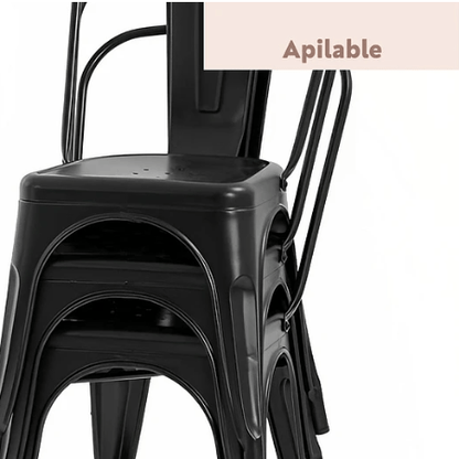 Silla Tolix Réplica - Relámpago.Shop